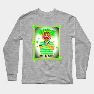 Bwilly Bwightt's Circus - Character - Greedy Andy Long Sleeve T-Shirt